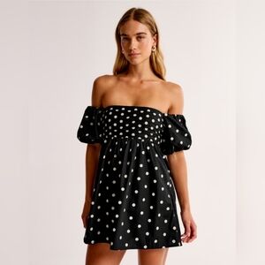 A&F "Emerson Off-The-Shoulder Skort," size XS